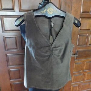 FCZAE Nichols Suede/Leather Shirt w/ Zipper (L)